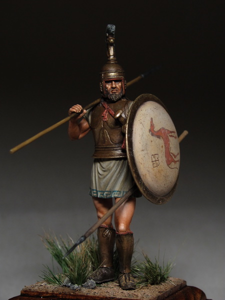 Figures: Greek hoplite, 750-650 B.C., photo #1
