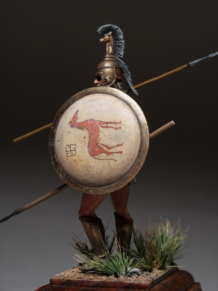 Figures: Greek hoplite, 750-650 B.C., photo #4