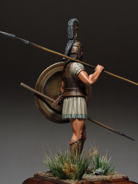 Figures: Greek hoplite, 750-650 B.C., photo #6