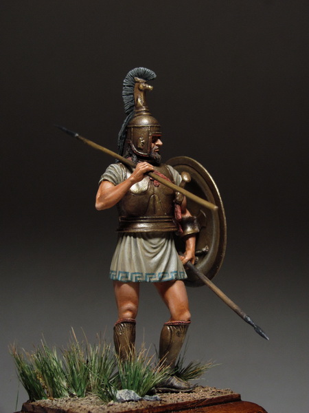 Figures: Greek hoplite, 750-650 B.C., photo #7