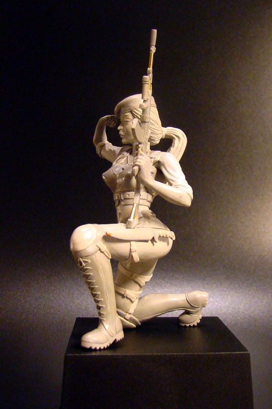 Sculpture: Russian Army Girl, photo #2