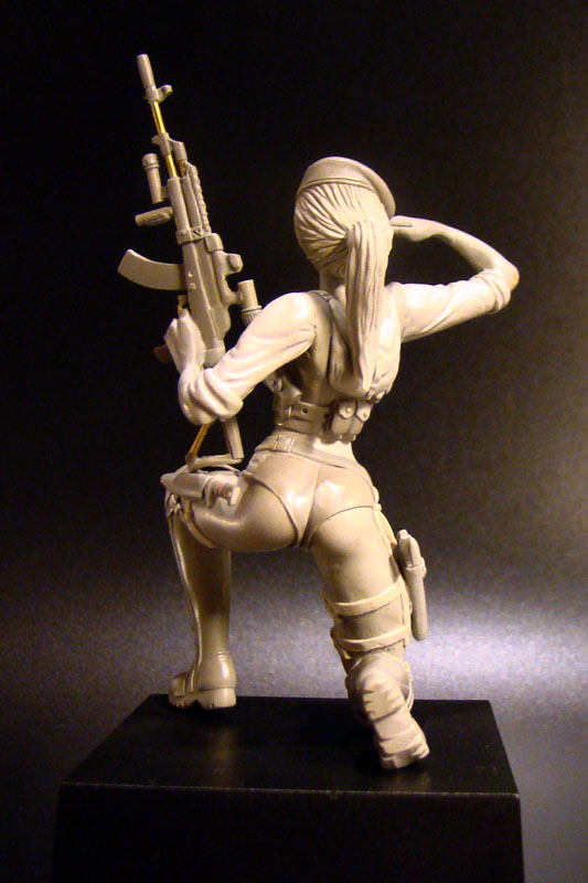 Sculpture: Russian Army Girl, photo #3