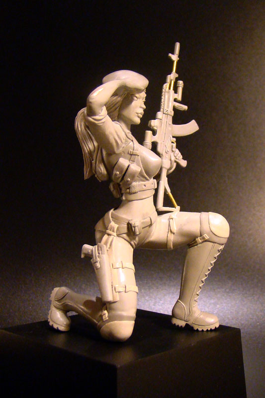 Sculpture: Russian Army Girl, photo #5