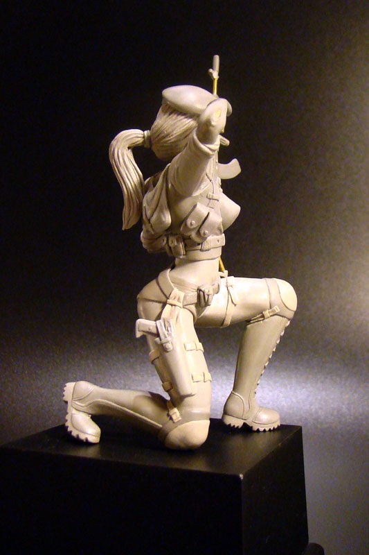 Sculpture: Russian Army Girl, photo #6