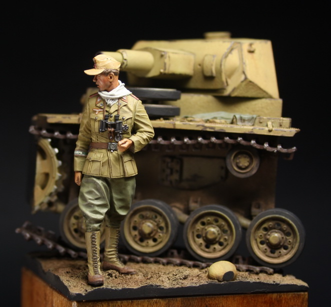 Dioramas and Vignettes: German officer, DAK, photo #1