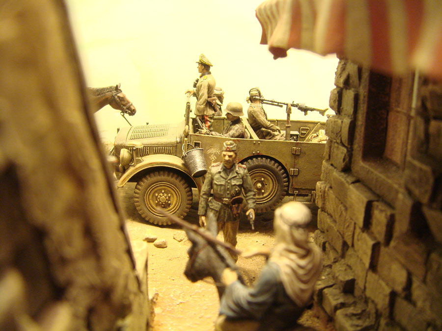 Dioramas and Vignettes: Retreat of Afrika Korps. December 1942, photo #11