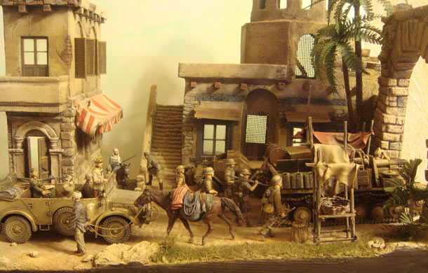 Dioramas and Vignettes: Retreat of Afrika Korps. December 1942