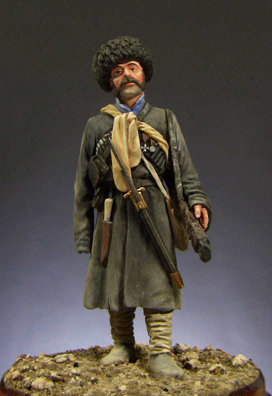 Figures: Cossack infantryman, Russia, XIX century, photo #1