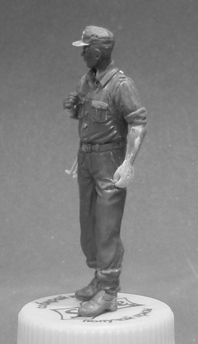 Sculpture: Krigsmarine seaman, North Africa, 1943, photo #1