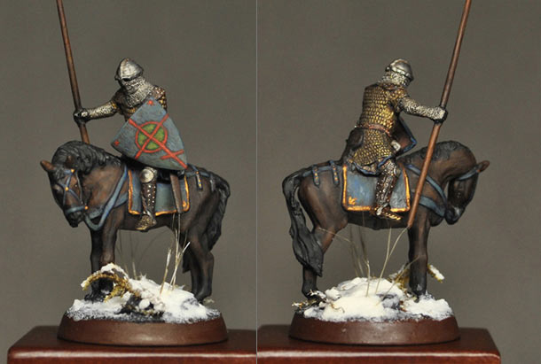 Figures: Mounted Russian warrior