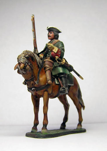 Figures: Russian dragoon, 1709, photo #1