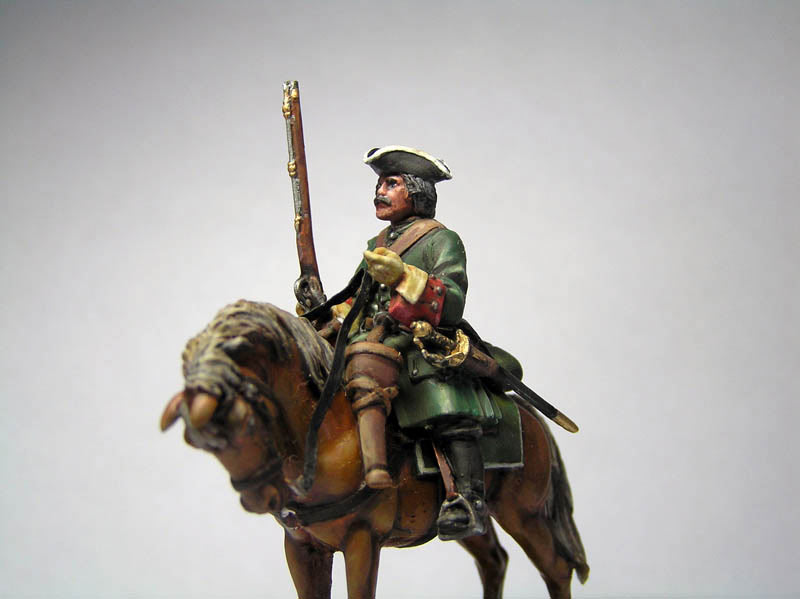 Figures: Russian dragoon, 1709, photo #2