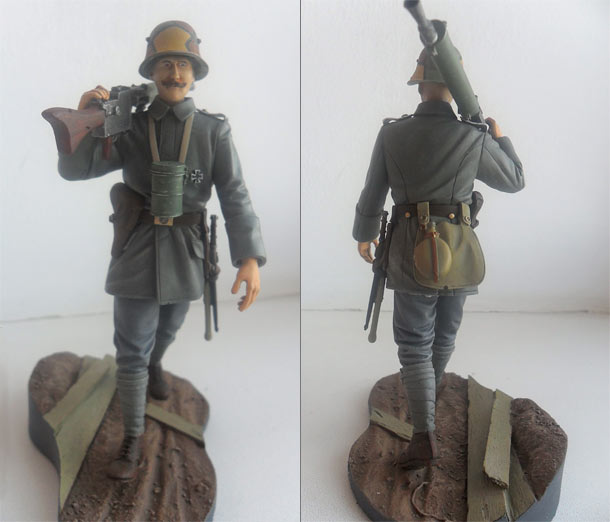 Figures: German machine gunner, 1916