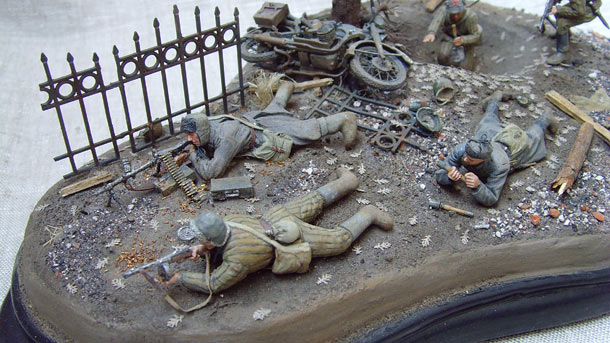 Dioramas and Vignettes: His Batallion. Reconnaissance in force