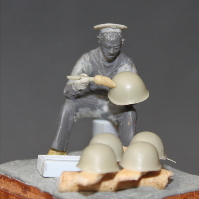 Sculpture: Soviet sea cadet, 1942, photo #10