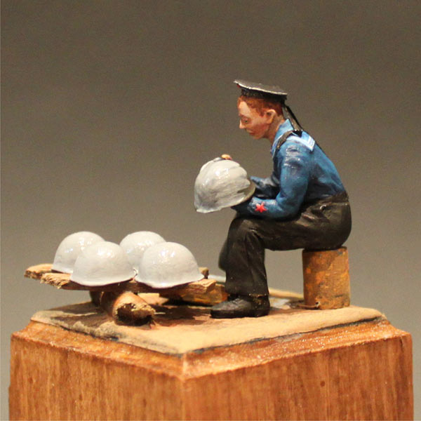 Sculpture: Soviet sea cadet, 1942, photo #4