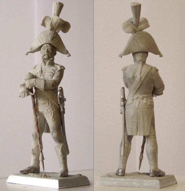 Sculpture: Tambour-major, 5th line infantry regt., France, 1810