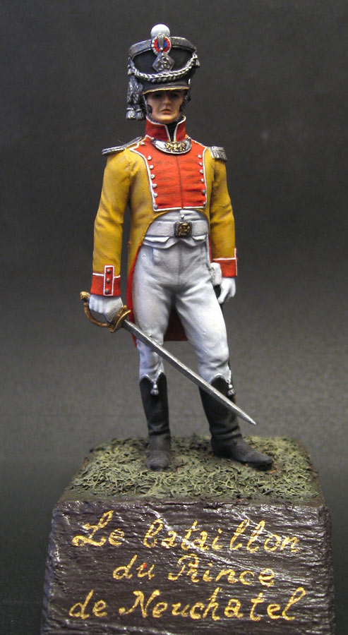 Figures: Officer, Neuchatel battalion, 1809, photo #1