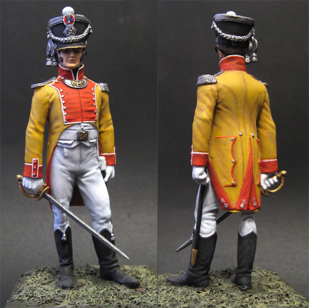 Figures: Officer, Neuchatel battalion, 1809