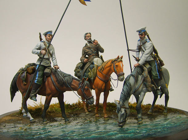 Dioramas and Vignettes: Orenburg Cossacks mounted patrol, 1904