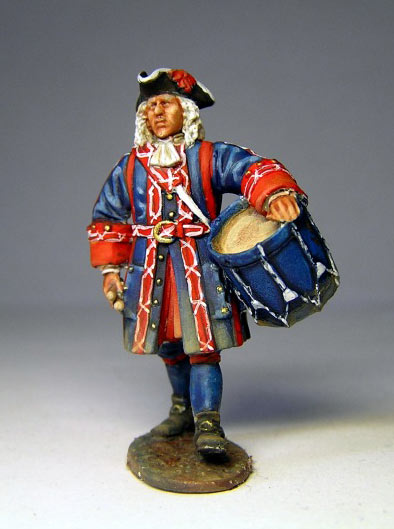 Figures: Drummer, French Guards, 1701, photo #1