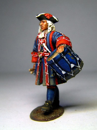 Figures: Drummer, French Guards, 1701, photo #2