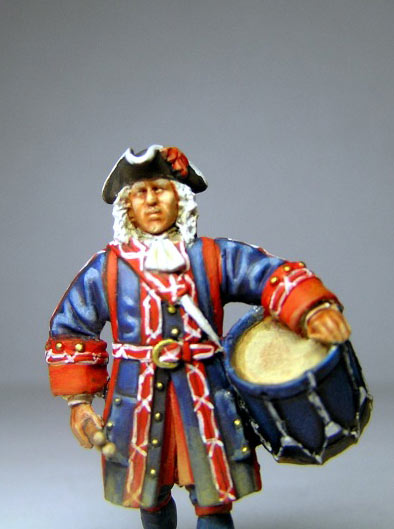 Figures: Drummer, French Guards, 1701, photo #7