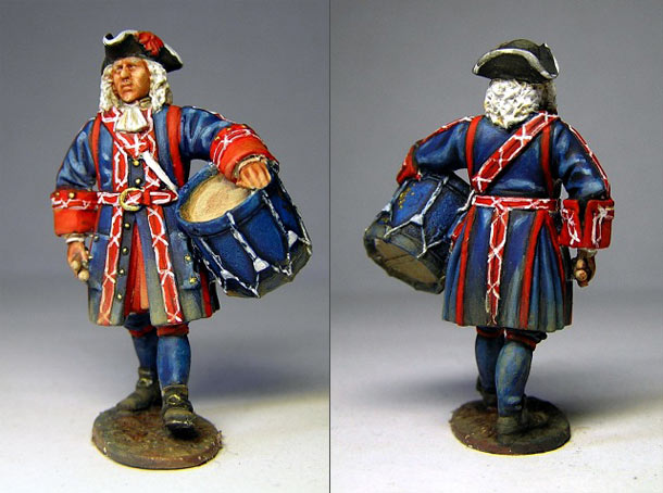 Figures: Drummer, French Guards, 1701