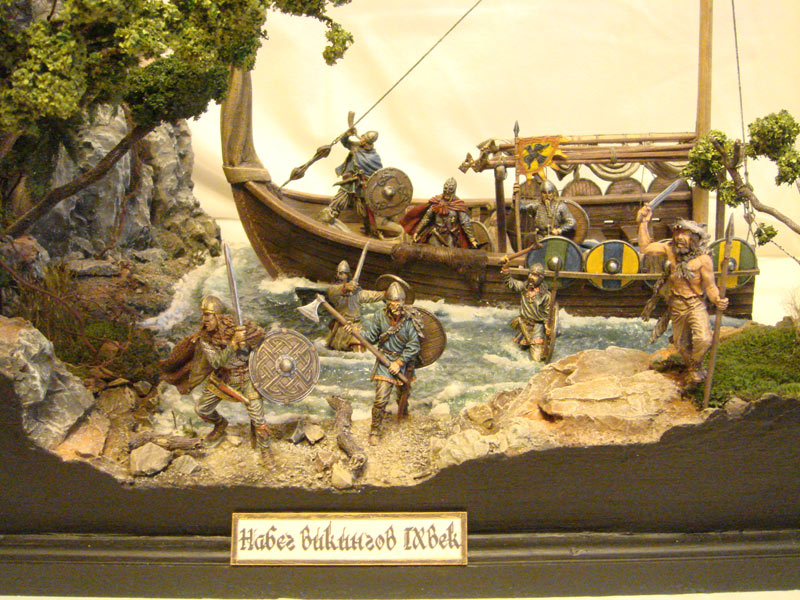 Dioramas and Vignettes: Foray of vikings, IX century, photo #3