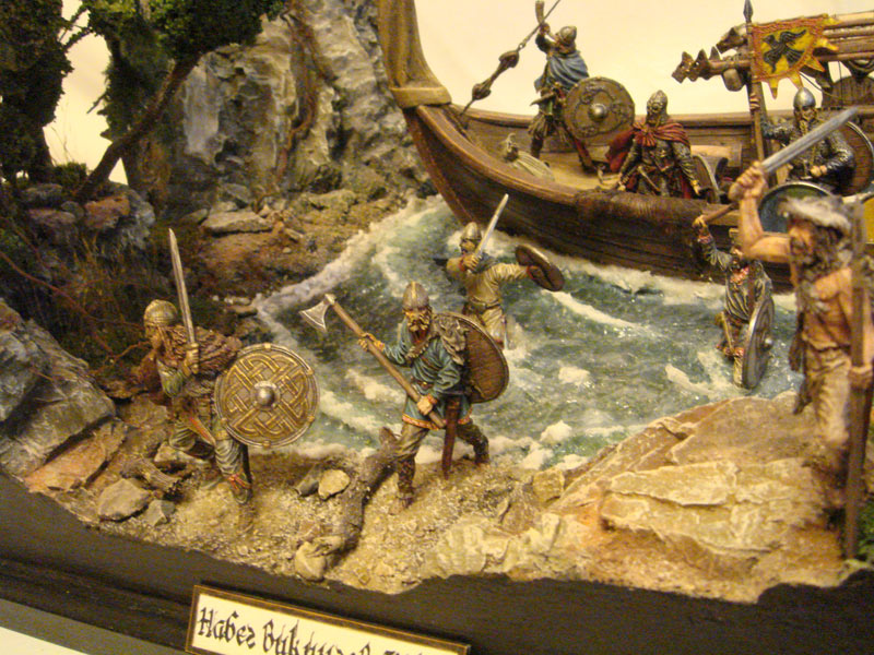 Диорамы и виньетки: Набег викингов,﻿ IX век, фото #5