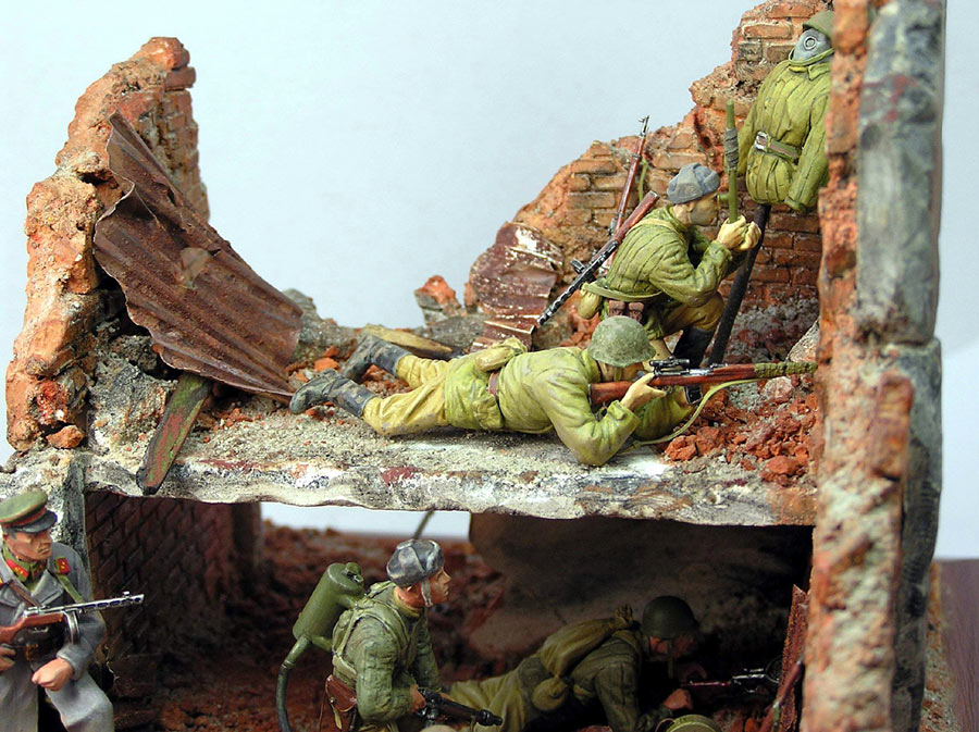 Dioramas and Vignettes: In the ruins of Stalingrad, photo #9