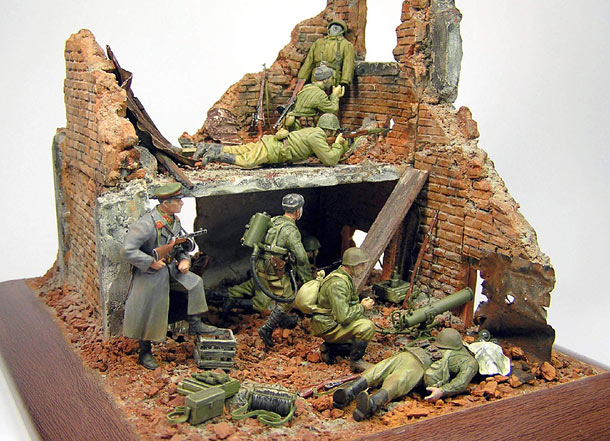 Dioramas and Vignettes: In the ruins of Stalingrad