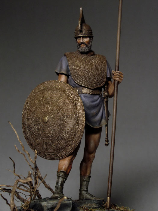 Figures: Villanova warrior, VIII cent. B.C., photo #1