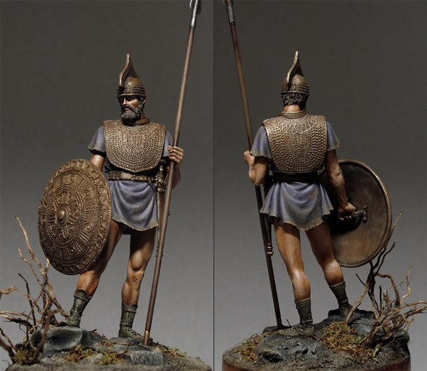 Figures: Villanova warrior, VIII cent. B.C.