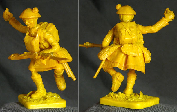 Sculpture: Scotch trooper, WWI