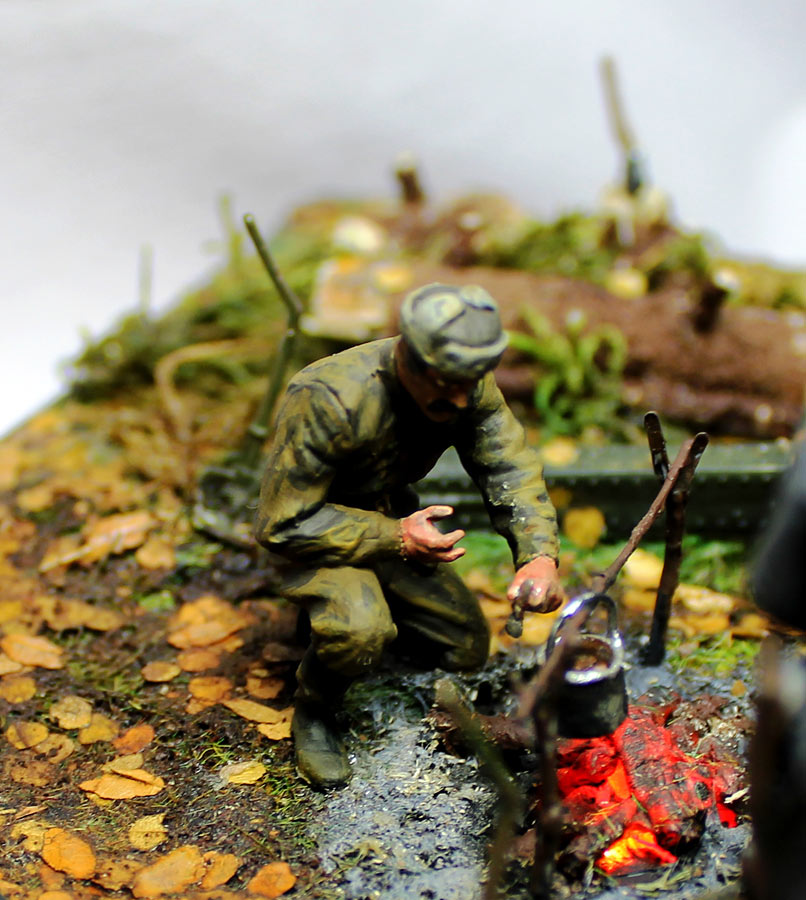 Dioramas and Vignettes: Supper with a warming-up, photo #7