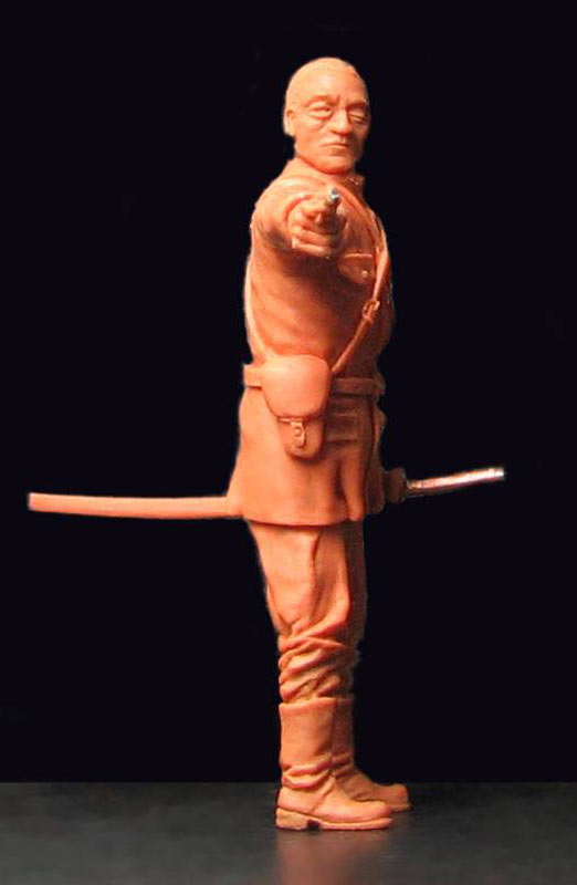 Sculpture: Japanese officer, 1942, photo #4