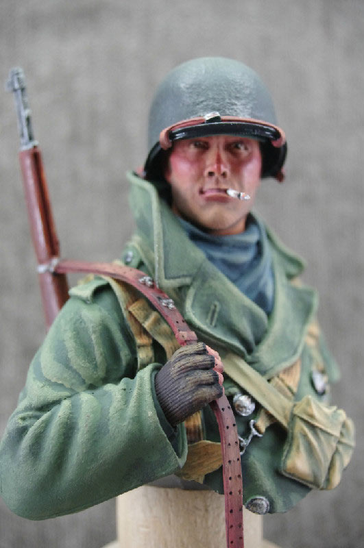 Figures: U.S. infantryman, winter 1944-45, photo #6