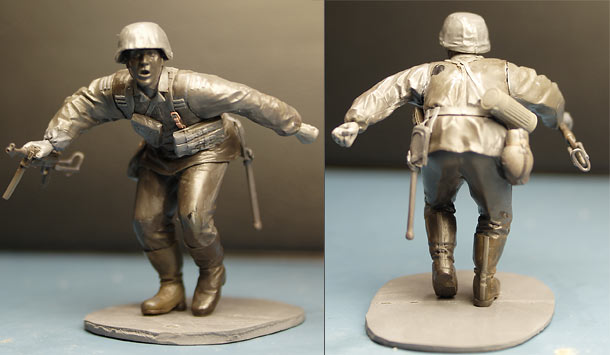 Sculpture: Waffen-SS trooper