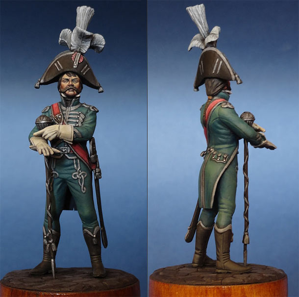 Figures: Tambour-major, French army, 1810