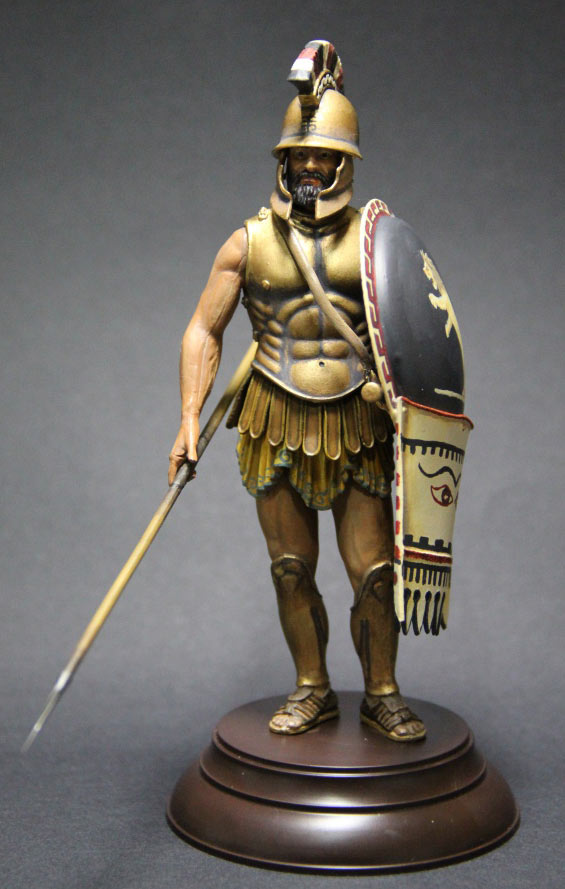 Figures: Greek hoplite, IV cent. B.C., photo #1