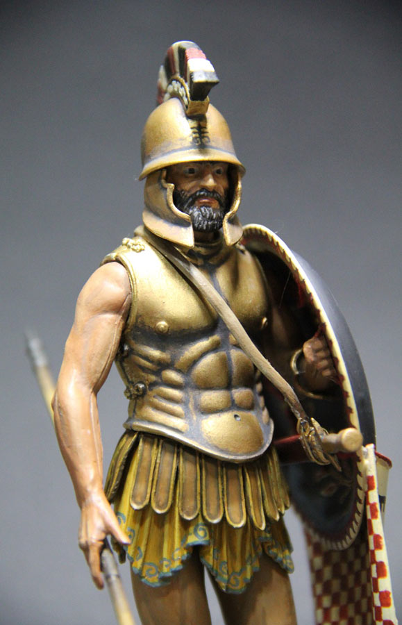 Figures: Greek hoplite, IV cent. B.C., photo #10