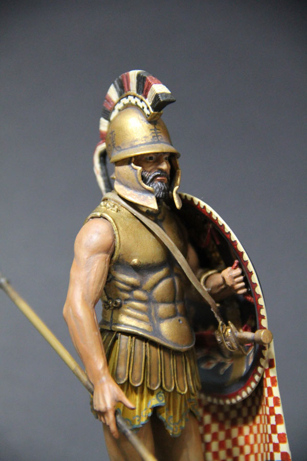 Figures: Greek hoplite, IV cent. B.C., photo #9