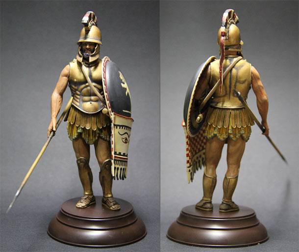 Figures: Greek hoplite, IV cent. B.C.