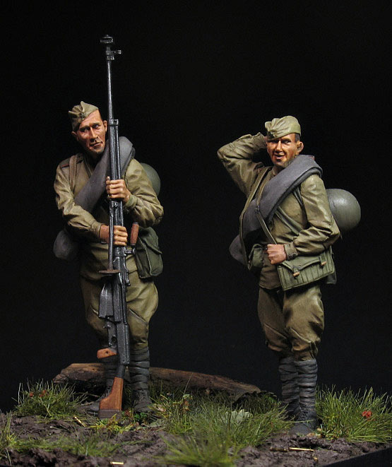 Figures: Soviet AT team, photo #2