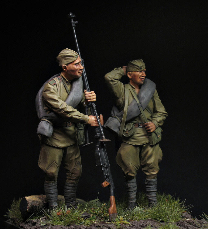 Figures: Soviet AT team, photo #8