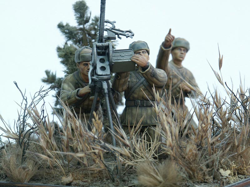 Dioramas and Vignettes: Chinese PLA Machine Gunners, photo #2