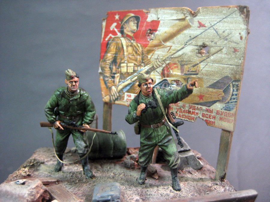 Dioramas and Vignettes: Soviet snipers, photo #1