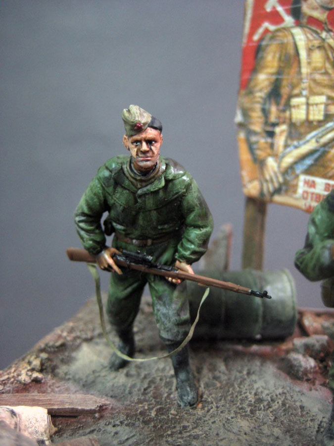 Dioramas and Vignettes: Soviet snipers, photo #6