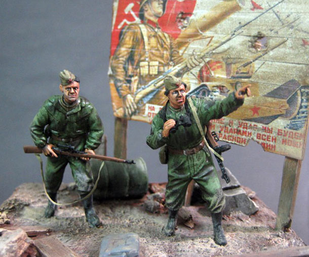 Dioramas and Vignettes: Soviet snipers